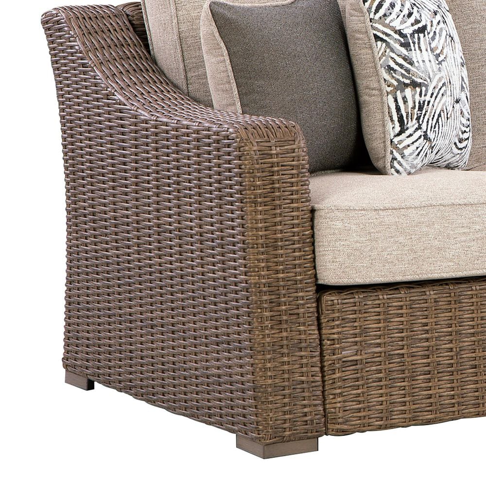 Ashley Laguna Heights 4-Piece Outdoor Sectional in Beige, , large