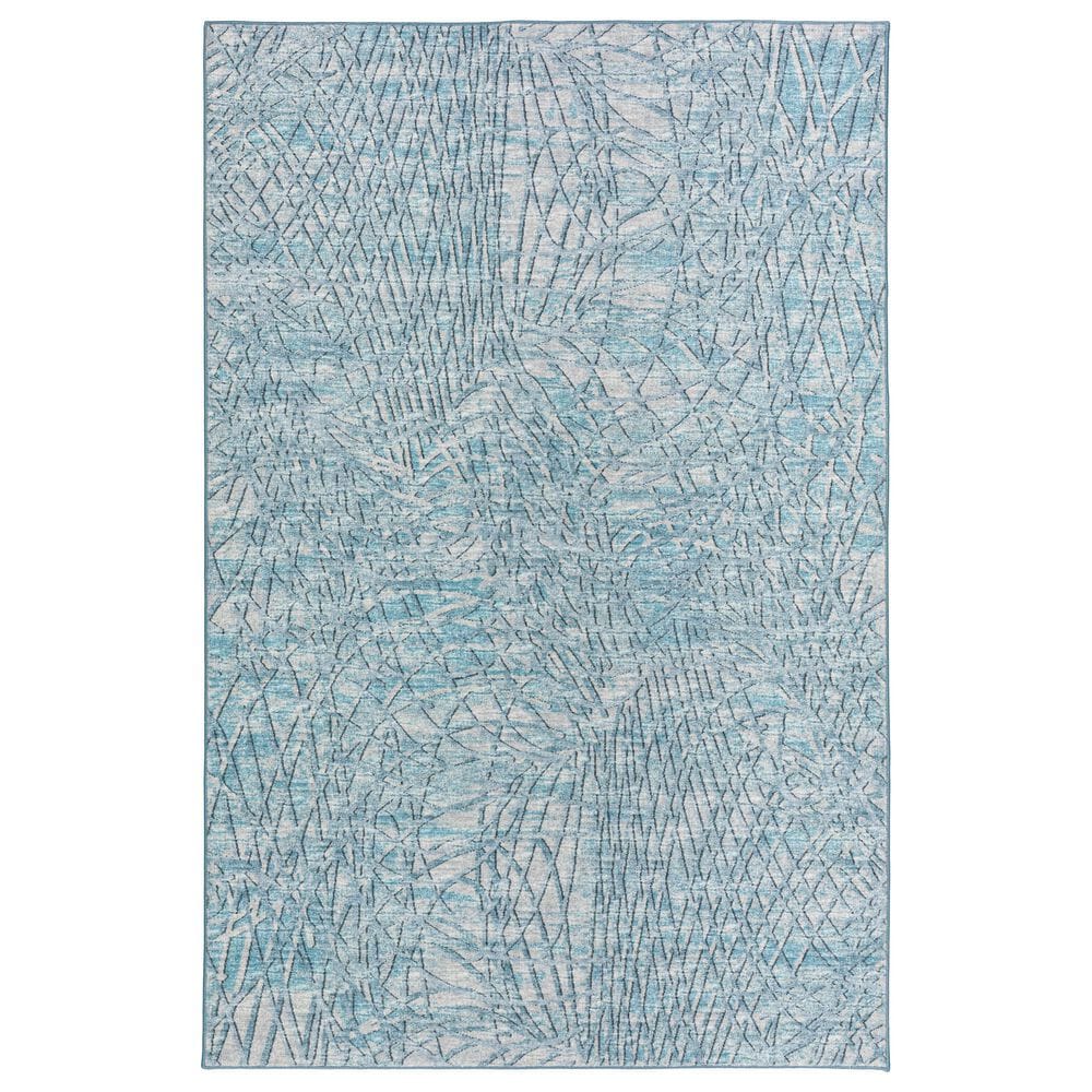 Dalyn Rug Company Winslow WL2IN 10" Round Indigo Indoor/Outdoor Area Rug, , large