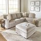Ashley Bridgepoint 2-Piece Right Facing Sectional with Chaise in Stone, , large
