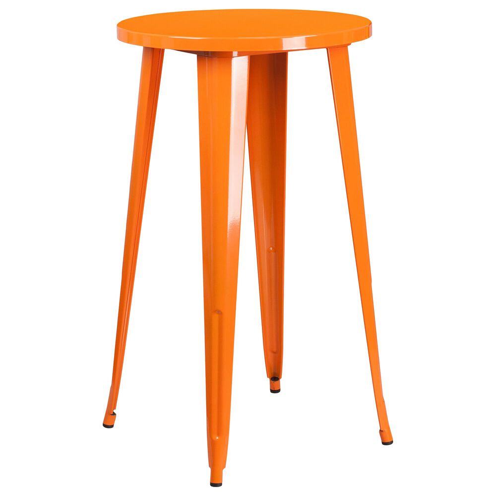 Flash Furniture 24" Round Bar Table in Orange, , large