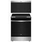 Whirlpool 2-Piece Kitchen Package with 6.4 Cu. Ft. Induction Range and 1.1 Cu. Ft. Flush Mount Microwave in Fingerprint Resistant Stainless Steel, , large