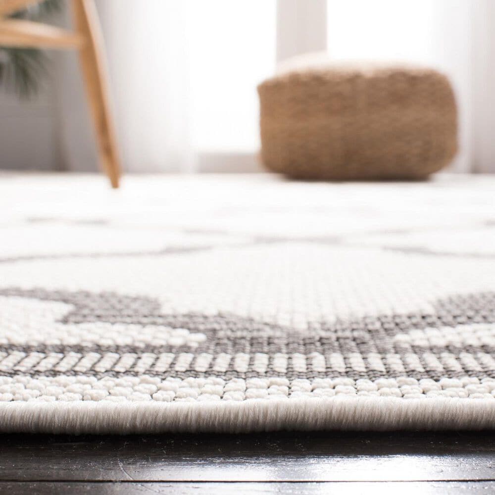 Safavieh Bermuda 2&#39; x 8&#39; Ivory and Grey Indoor/Outdoor Area Performance Rug, , large