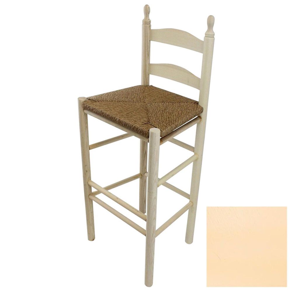 Lakeside Calabash Ladderback Barstool in Coastal Tan, , large