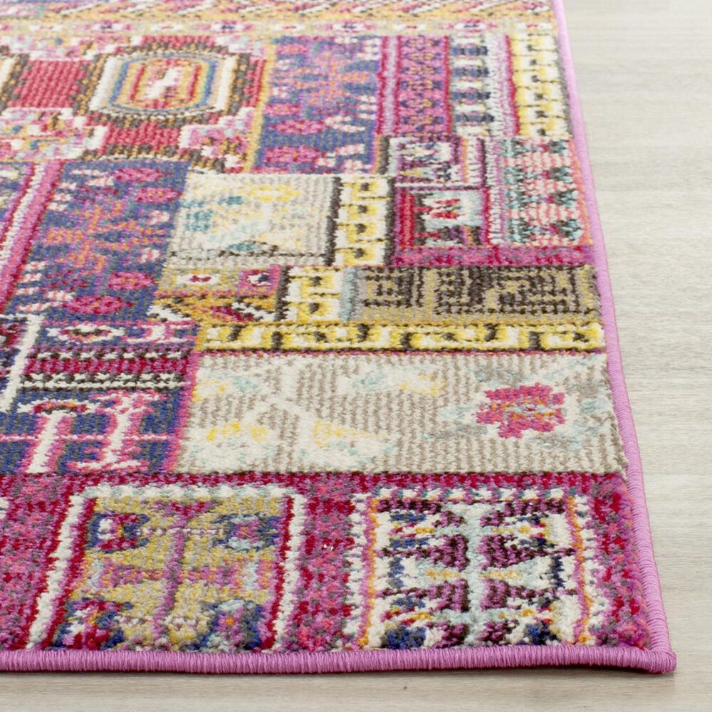 Safavieh Monaco MNC212D-5 5&#39;1&quot; x 7&#39;7&quot; Pink/Multi Area Rug, , large