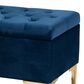 Baxton Studio Valere Storage Ottoman in Navy Blue, , large