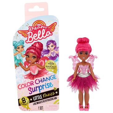 Dream Bella Dream Bella Color Change Surprise Little Fairies - Jaylen 5.5" Fairy Doll in Pink, , large