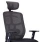 Rta Products Llc High Back Executive Mesh Office Chair with Arms and Lumbar Support in Black, , large