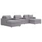 Ashley Modmax 5-Piece Sectional with Storage Consoles in Granite, , large