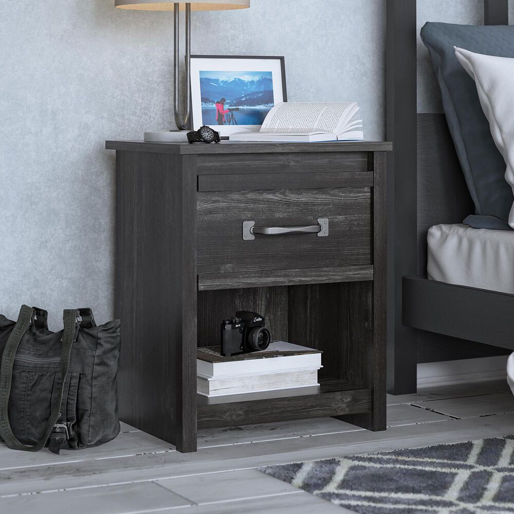 DHP Derringer 1 Drawer 1 Shelf Nightstand in Revenant Pine, , large