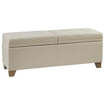 Jla Home Ashcroft  Bench with Soft Close Storage in Natural, , large