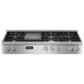 Miele 48" 6-Burner Clean Touch Steel Natural Gas Rangetop with Griddle in Stainless Steel, , large