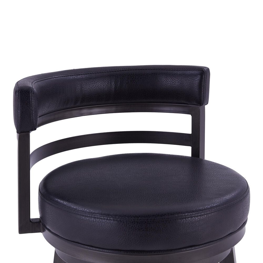 Blue River Titana 30&quot; Swivel Barstool with Ford Black Cushion in Mineral, , large