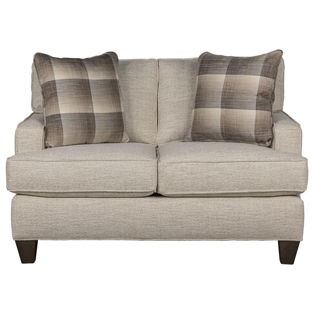 Hickorycraft Furniture Stationary Loveseat in Tan, , large