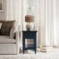 Waltham Westport Leg Chairside Table in Navy, , large