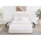 Hearth and Haven Liv Queen Storage Platform Bed in Ivory, , large