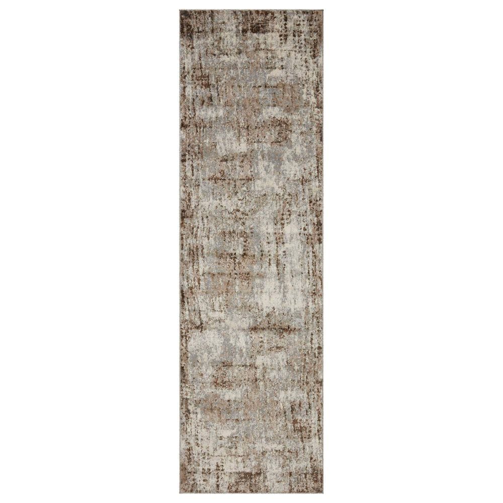 Loloi II Austen 2"4" x 8" Natural and Mocha Runner, , large