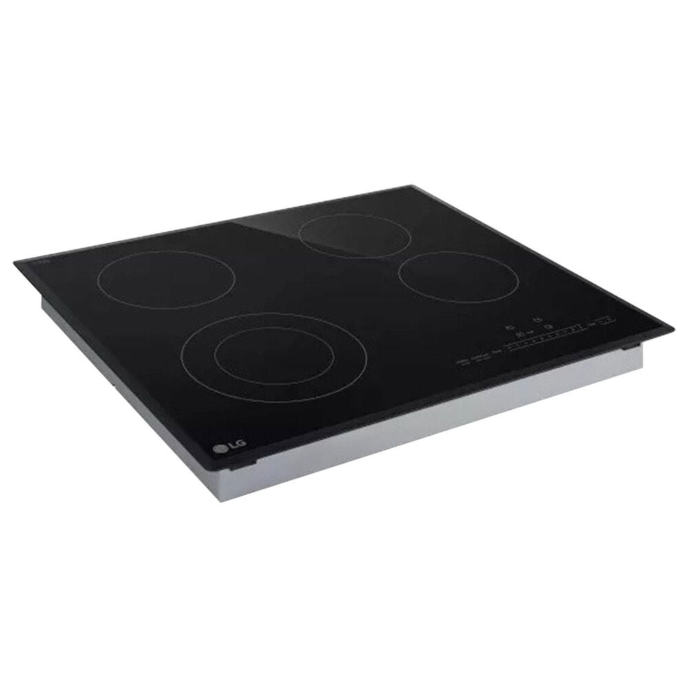 LG 24" Compact Electric Cooktop in Black and Grey, , large