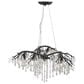 Golden Lighting Autumn Twilight 6-Light Chandelier in Black, , large