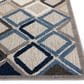 Central Oriental Fontana Parlan 3"1" x 5"3" Gray and Blue Area Rug, , large