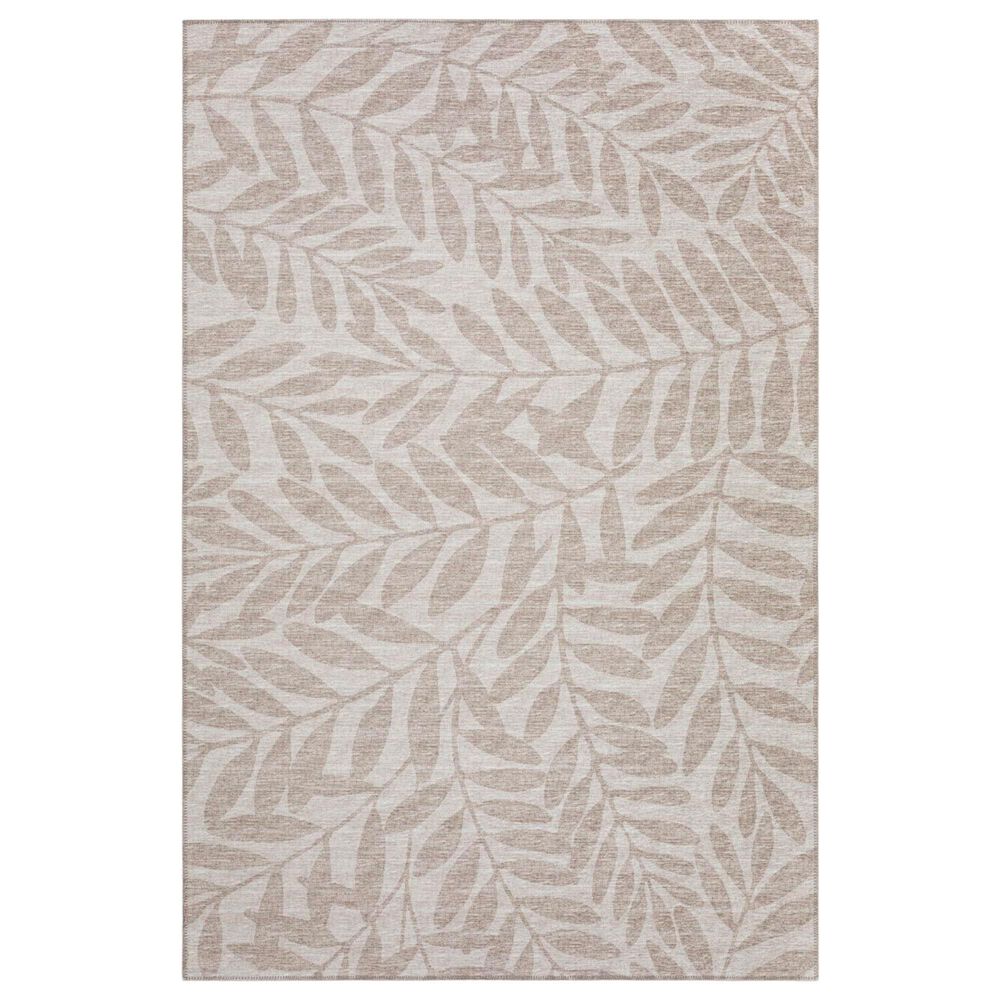 Dalyn Rug Company Sedona Floral 10" Round Putty Indoor/Outdoor Area Performance Rug, , large