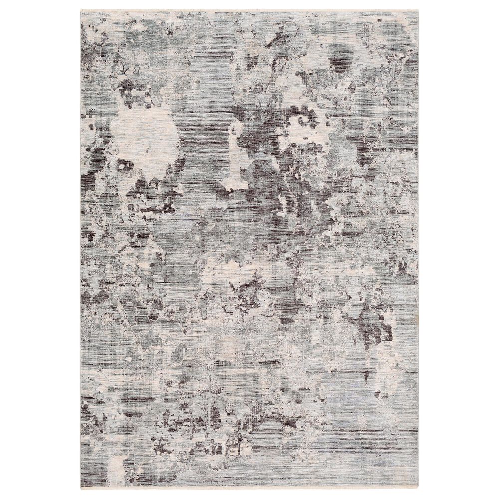 Surya Presidential PDT-2314 5" x 8" Blue, Gray and Ivory Area Rug, , large