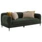 Coaster Jade Stationary Sofa in Green, , large