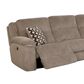 HomeStretch Catalina 3-Piece Right Facing Power Reclining Curved Sectional in Gray, , large