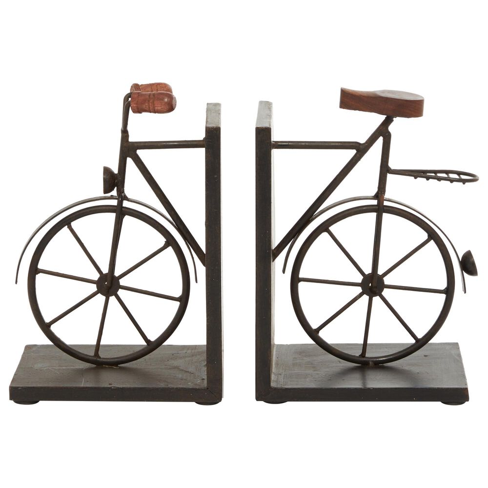 Maple and Jade Transportation Bookends in Black and Natural (Set of 2), , large