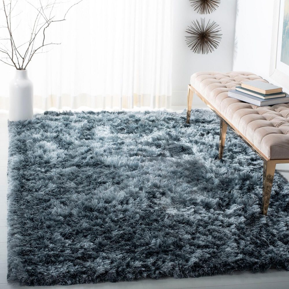 Safavieh Ocean Shag OCG101M 5&#39; x 8&#39; Slate Area Rug, , large