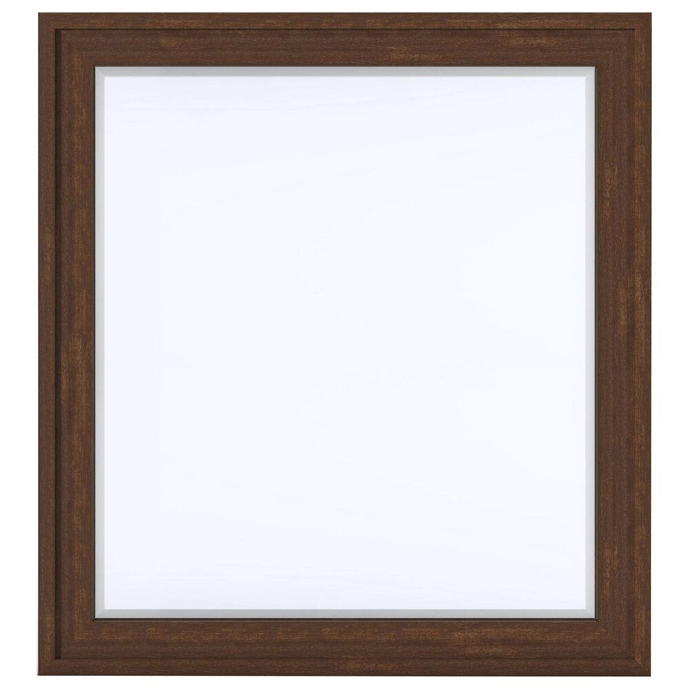James Martin Vanities Addison 36" Rectangular Mirror in Mid Century Acacia, , large