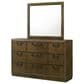 Crown Mark Lakecrest 4 Piece Queen Bedroom Set in Medium Brown, , large