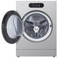 LG 5.8 Cu. Ft. Smart Front Load Washer and 9.0 Cu. Ft. Gas Dryer in Brushed Platinum Steel, , large