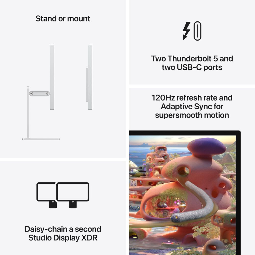 Apple Studio Display XDR - Standard glass - Tilt- and height-adjustable stand (Pre-Order), , large