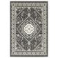 Oriental Weavers Raylan RAY02 2"3" x 7"6" Grey Runner, , large