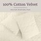 Timberlake 2-Piece Velvet Twin Quilt Set in Cream, , large