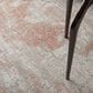 Nourison Rustic Textures Light Grey and Rust 6" x 9" Area Rug, , large