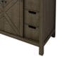 Lexora Home Marsyas 48" Single Bathroom Vanity in Rustic Brown with White Quartz Top and Rectangular Sink, , large
