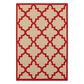 Oriental Weavers Cayman 660R 7"10" x 10"10" Sand/Red Area Rug, , large