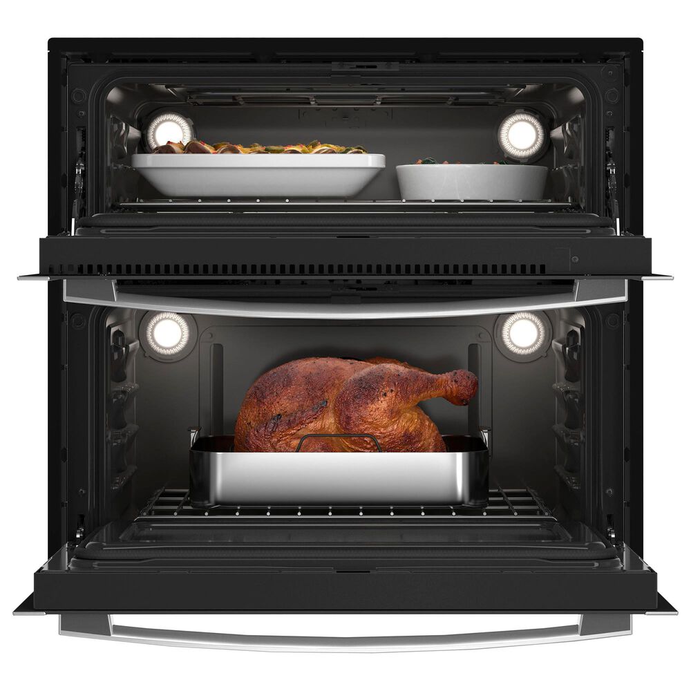 GE Profile 30&quot; Smart Built-In Twin Flex Convection Wall Oven in Stainless Steel, , large