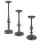 Ashley Eravell 3-Piece Candle Holder Set in Antiqued Pewter, , large