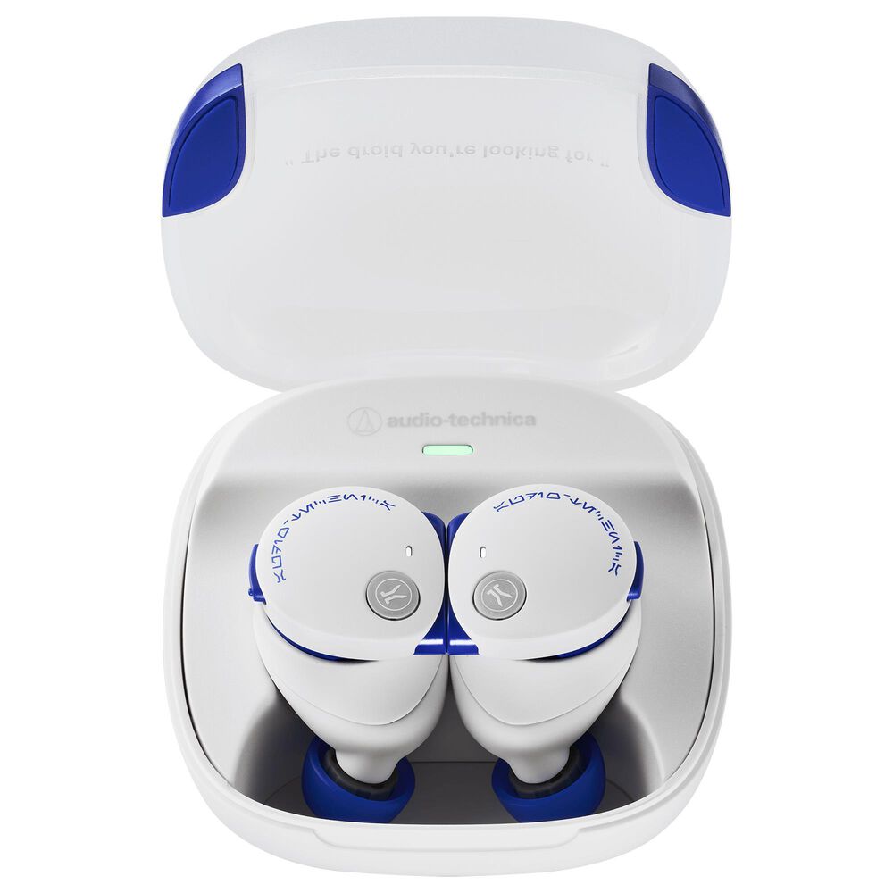 Audio-Technica R2-D2 Limited-Edition True Wireless Earbuds in White and Blue, , large