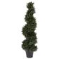 Timberlake 4" Artificial Spiral Cypress Topiary Tree with Pot in Green, , large
