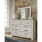 Ashley Bellaby 7 Drawer Dresser in Whitewash, , large