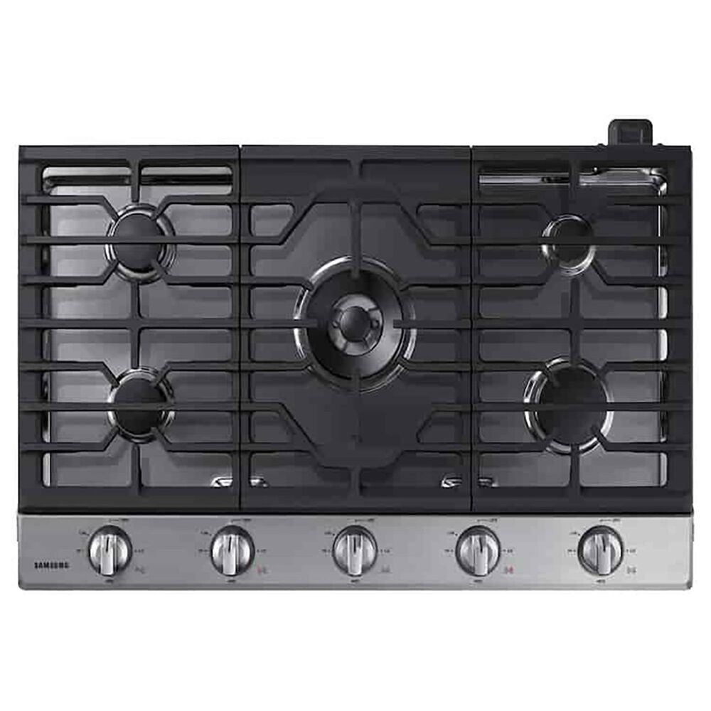 Samsung 2-Piece Kitchen Package with Matte Black 30&quot; Single Wall Oven and Stainless Steel 36&quot; Gas Cooktop, , large
