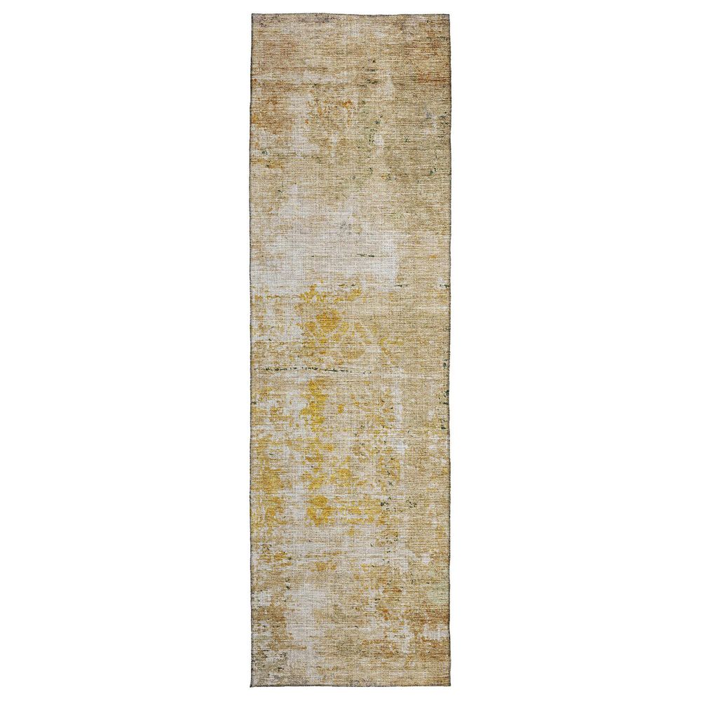 Dalyn Rug Company Burano BU7 2"3" x 7"6" Gold Indoor/Outdoor Runner, , large