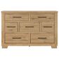 Ashley Galliden Dresser and Mirror in Light Brown, , large