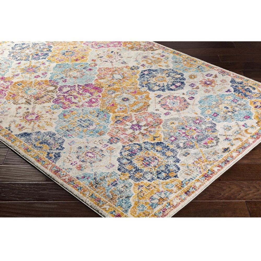 Surya Harput HAP-1018 7&#39;10&quot; x 10&#39;3&quot; Saffron, Orange and Blue Area Rug, , large