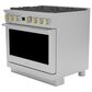 Monogram 36" Dual-Fuel Professional Range with 6 Burners in Stainless Steel, , large