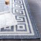 Safavieh Martha Stewart Cyprus Geometric 2" x 7" Grey and Cream Runner, , large