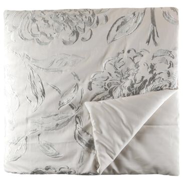 Ann Gish Glory King Throw Blanket in Sliver and Cream, , large